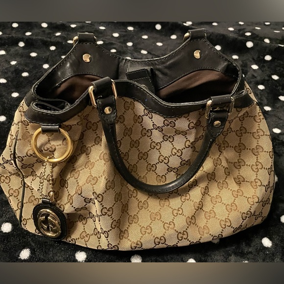 Authentic Gucci Bag Gg Monogram - Picture 2 of 10